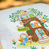 Forest Bookshop Cross Stitch Pattern
