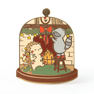 Little Worlds Deck the Halls Pin