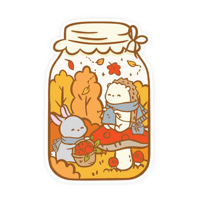 Jar of Autumn Sticker
