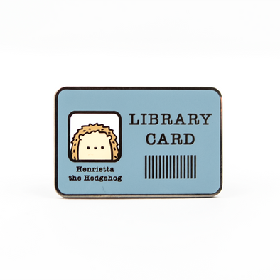 Library Card Pin