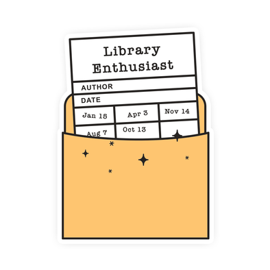 Library Enthusiast Sticker