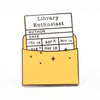 Library Enthusiast Pin