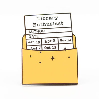 Library Enthusiast Pin