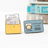 Library Card Pin