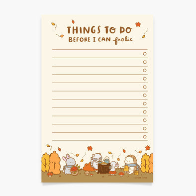 Fall Frolic Notepad