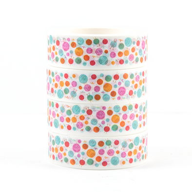 Polka Dot Yarn Washi Tape