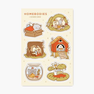 Homebodies Sticker Sheet