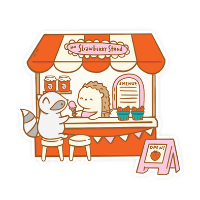 Strawberry Stand Sticker