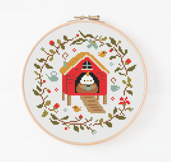 No Place Like Home Cross Stitch Pattern