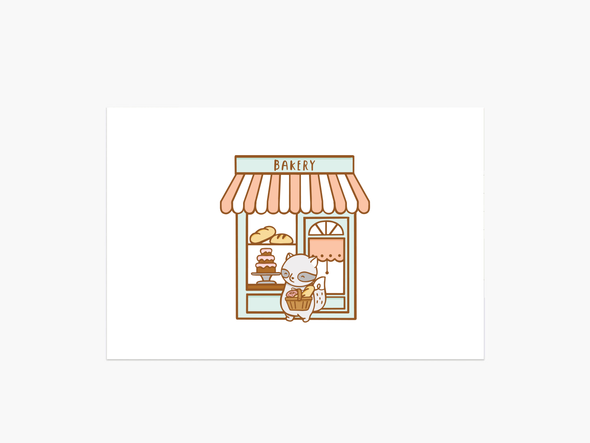 Brambleberry Bakery Postcard