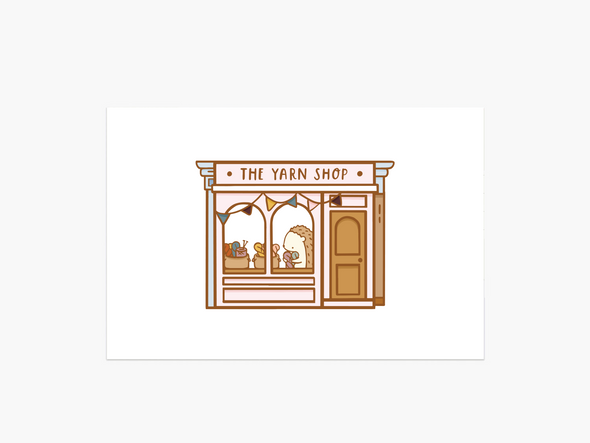 Brambleberry Yarn Shop Postcard