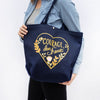 Courage, Dear Heart Tote Bag in Navy