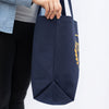 Courage, Dear Heart Tote Bag in Navy