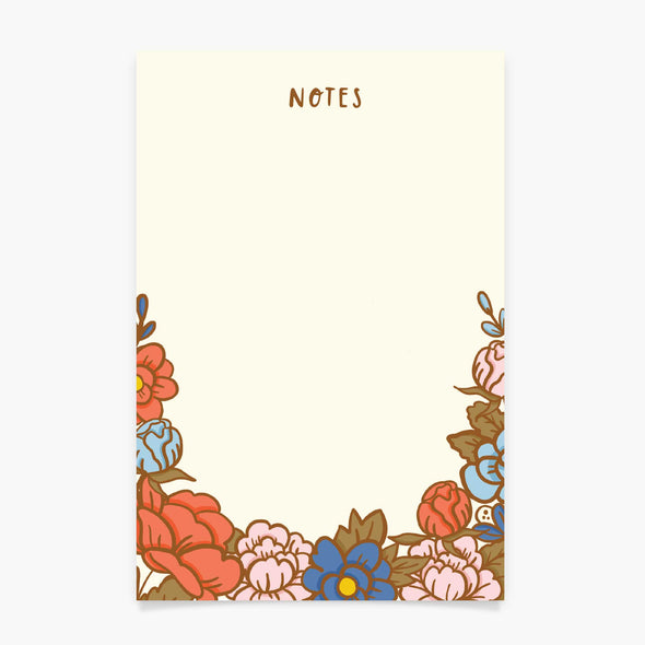 Courage, Dear Heart Floral Notepad