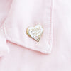 Courage, Dear Heart Pin - Pastel