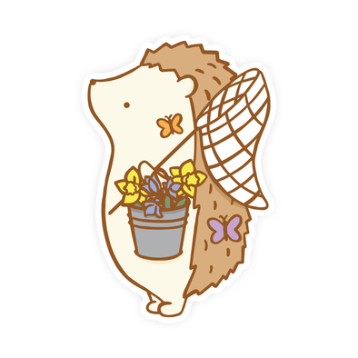 Henrietta Butterfly Catcher Vinyl Sticker