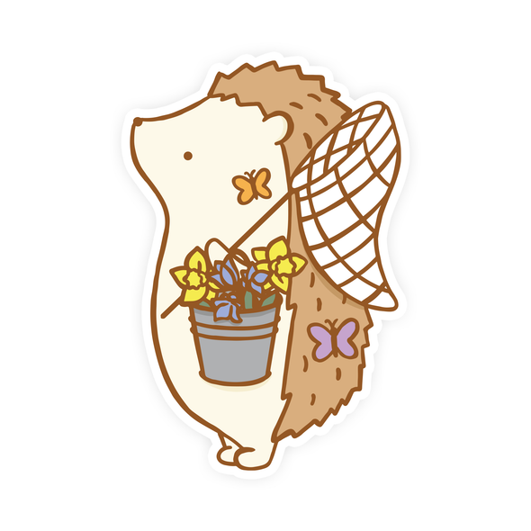 Henrietta Butterfly Catcher Vinyl Sticker