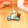 Henrietta Scooter Pin