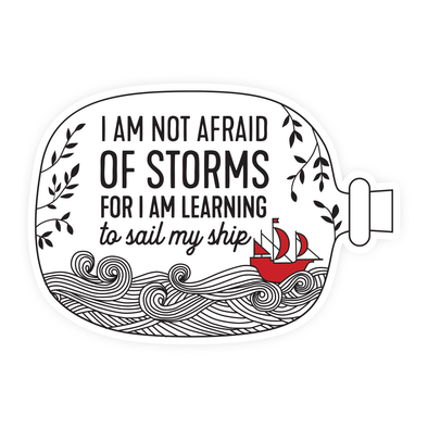 Not Afraid Vinyl Sticker