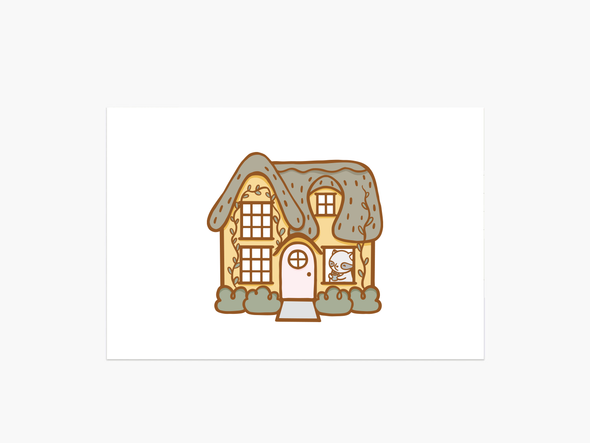 Brambleberry Hazelfield Cottage Postcard