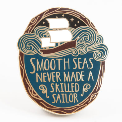Smooth Seas Ship Pin