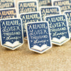 A Reader Lives a Thousand Lives Pin