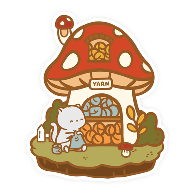 Tiny Shops / Yarn Shop Sticker