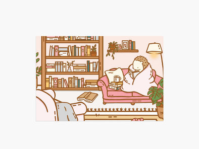 Cozy Blanket Burrito Postcard