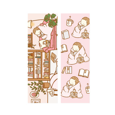 Cozy Blanket Burrito Bookmark