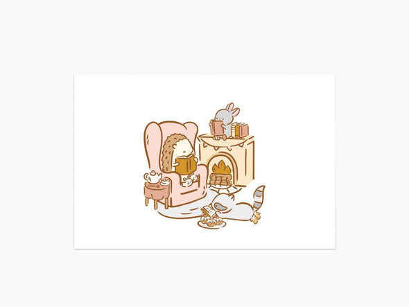 Book Club Postcard