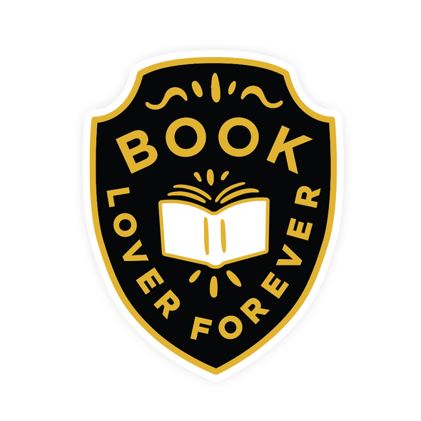 Book Lover Forever Vinyl Sticker