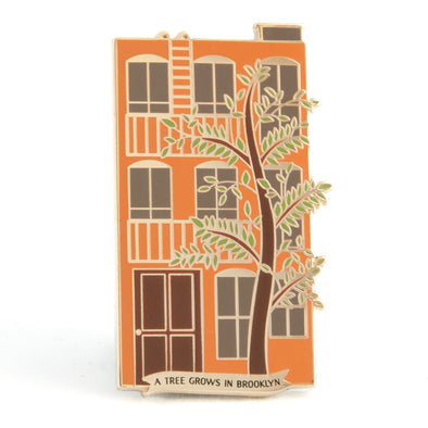 A Tree Grows in Brooklyn Enamel Pin