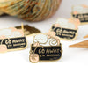 Go Away I'm Knitting Pin