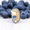 Henrietta Blueberry Picking Pin