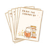 Henrietta Bookplate Stickers (Ex Libris Labels) Set of 6