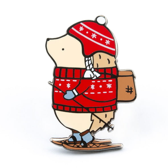 Henrietta Snowshoeing Pin