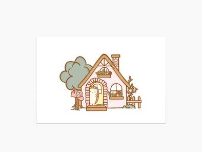 Brambleberry Hedge Hollow Cottage Postcard