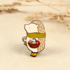 Henrietta Mushroom Forager Pin
