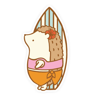 Henrietta Surfer Vinyl Sticker