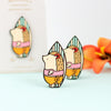 Henrietta Surfer Pin