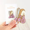 Just One More Row Knitting Pin