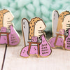 Just One More Row Knitting Pin