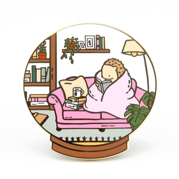 Little Worlds Blanket Burrito Pin