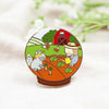 Little Worlds Farmer Pin