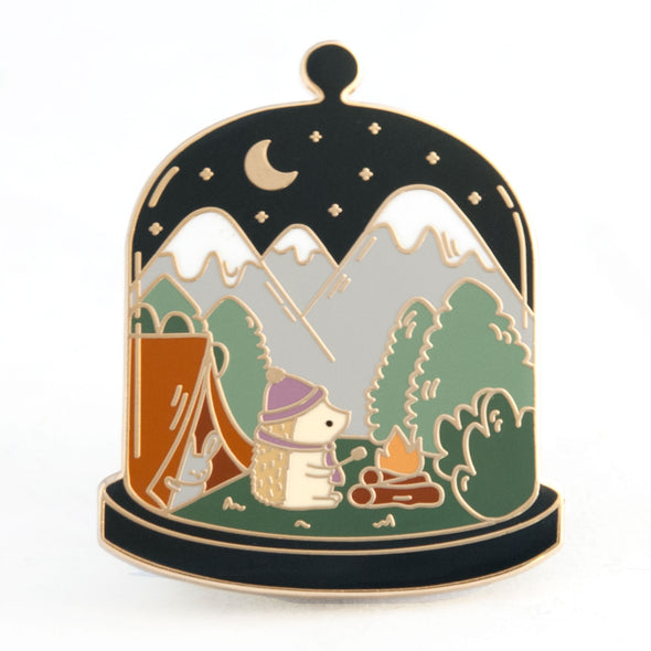 Little Worlds Camping Pin