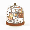 Little Worlds Winter Day Pin