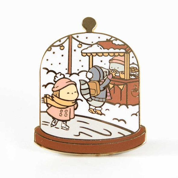 Little Worlds Winter Day Pin