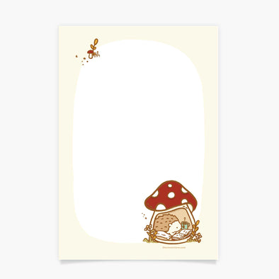 Mushroom Corner Notepad