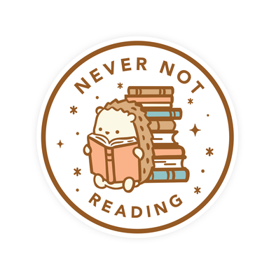 Never Not Reading Sticker