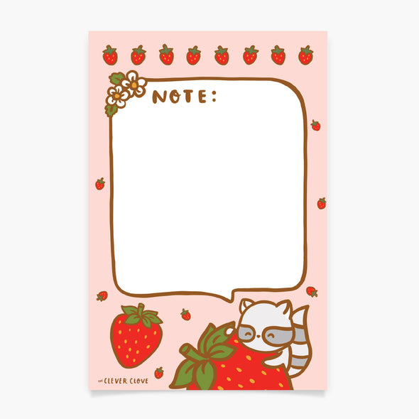 Strawberry Corner Notepad